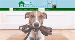 Desktop Screenshot of guardianpetsitters.com